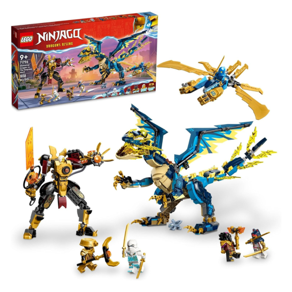 LEGO NINJAGO Elemental Dragon vs. The Empress Mech Building Toy Set Online now