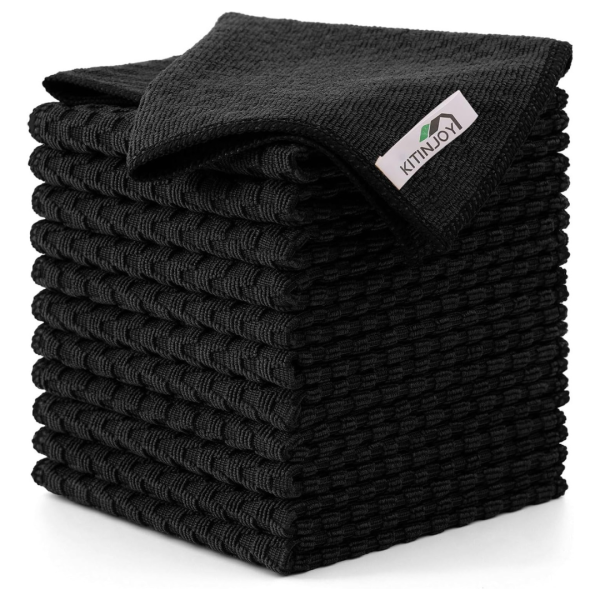 12 Pack Fast Drying Soft And No Lint Microfiber Cleaning Towels Supply