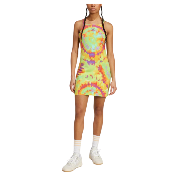 adidas Women s Tie-Dyed Dress (Yellow   Multicolor) Online