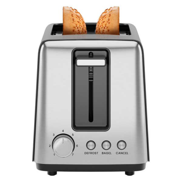 Chefman 2 Slice 7 Shade Settings Small Toaster With Removable Crumb Tray Hot on Sale