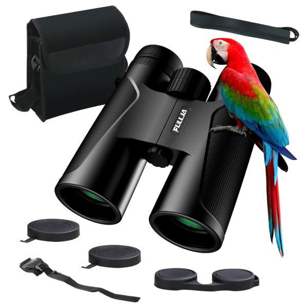 Fullja B17 12x42 High Power Durable Clear BAK4 Prism Lens Binoculars Fashion