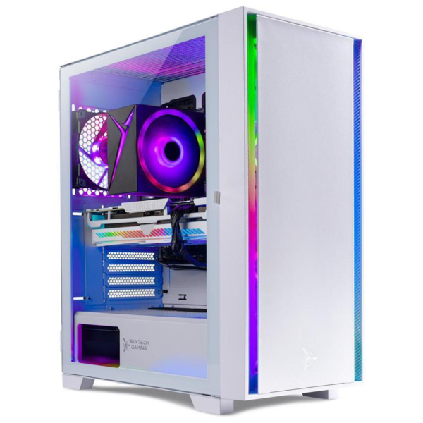 Skytech Shiva II Gaming Desktop (Quad Core i5 12400F   16GB   1TB SSD   12GB NVIDIA GeForce RTX 4070) For Cheap