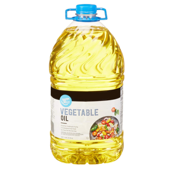 128 fl oz Amazon Brand Happy Belly Vegetable Oil Online Hot Sale