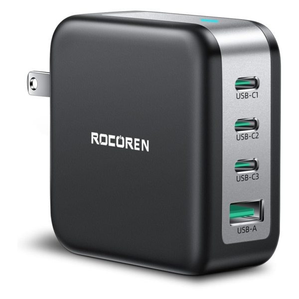 Rocoren 100W USB-C 4-Port GaN5 Wall Charger For Cheap