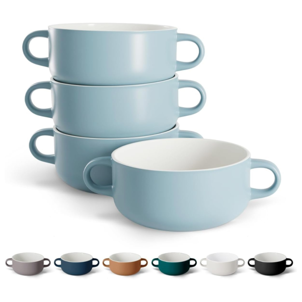Microwave and Dishwasher Safe Ceramic Bowls For Sale