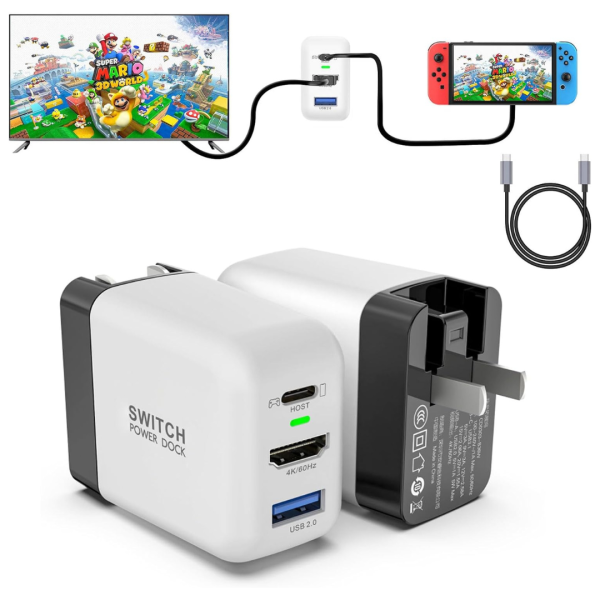 36W Portable TV Docking Station For Nintendo Switch Online