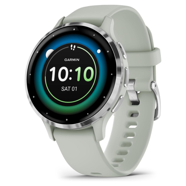Garmin Venu 3S Silver Bezel 1.2  Amoled Touch Display Smart Watch Online Sale