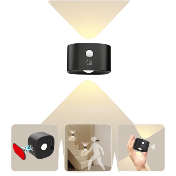 Up&Down Cordless Light Source Wall Sconces With Motion Sensor Sale