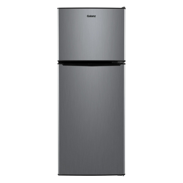 Galanz 4.6. Cu Ft Two Door Stainless Steel Mini Refrigerator Online Hot Sale