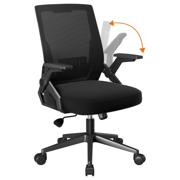 Comhoma Ergonomic Foldable Mesh Office Chair With Flip-Up Armrests Online