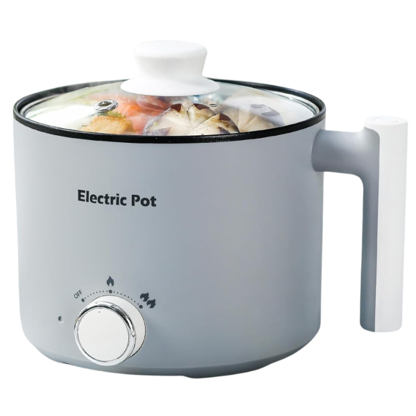 1.5 L Non-Stick Dual Power Mini Portable Electric Ramen Cooker Online Hot Sale