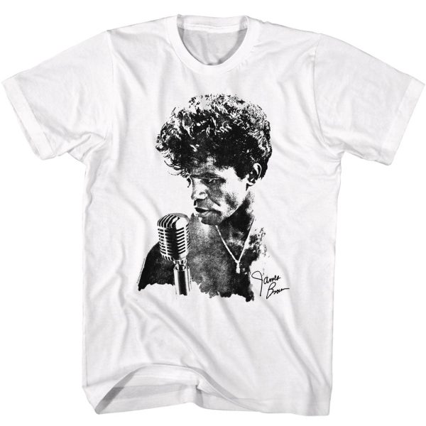 James Brown - JB with Microphone on Sale