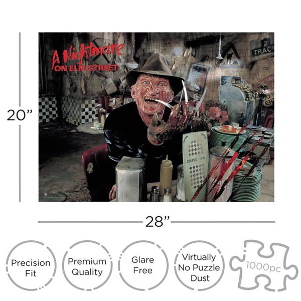 A Nightmare On Elm Street Freddy Krueger 1000 Piece Jigsaw Puzzle For Discount - Image 2